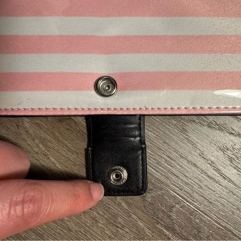 Victoria's Secret Pink and White Striped tablet Case